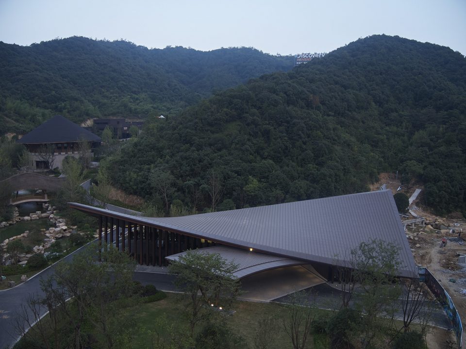 j lalli resort reception center china by hwj design