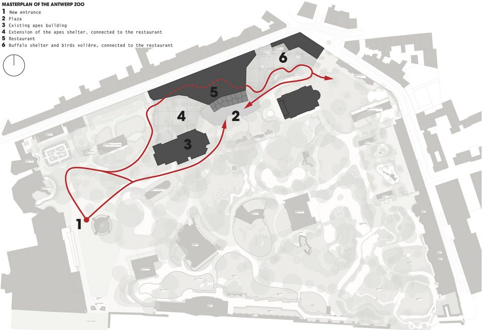 Antwerp Zoo renovation Belgium by Studio Farris Architects