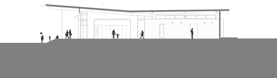 The Hangar at Kenmore Town Square by Graham Baba Architects
