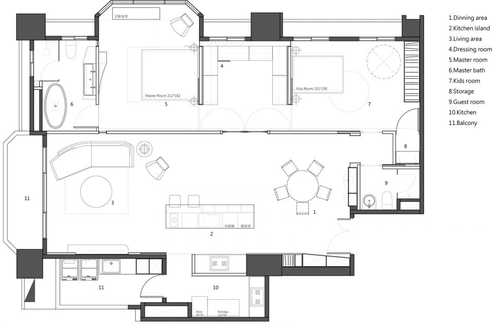 Residence Wang by KC Design Studio