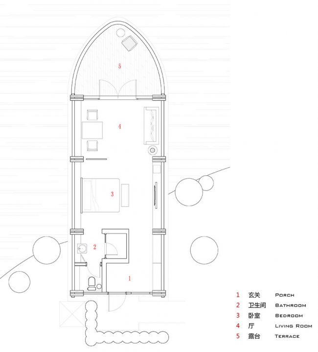 The boat room by The Design Institute of Landscape and Architec ture China Academy of Art 1