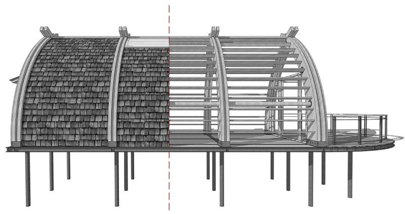 富春江畔的船屋中国美术学院风景建筑设计研究总院