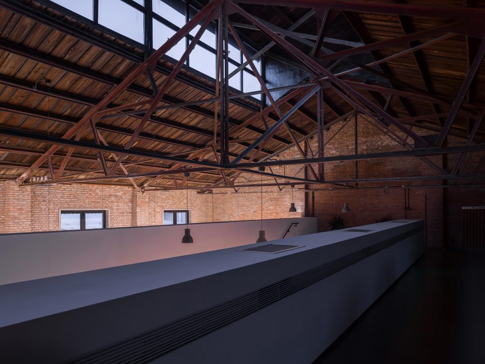 the renovation of old train factory to crrc 1897 creative display center china by project