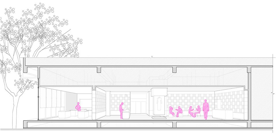 The Cultural Innovation Store in the Jiangning Imperial Silk Manufacturing Museum China by FANAF