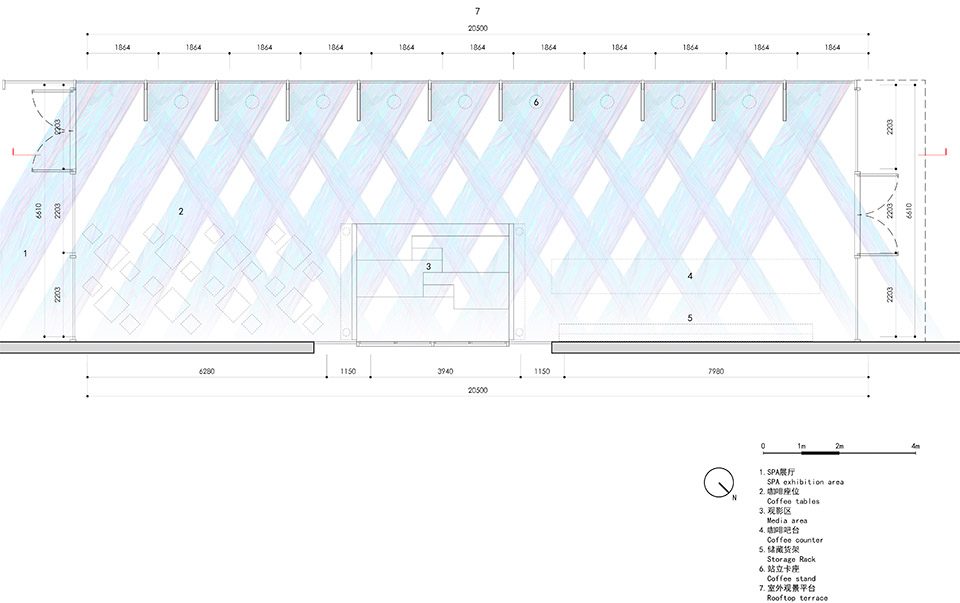Pop up cafe design by kooo architects