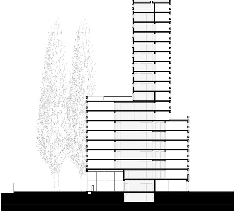 360 view tower by lan architecture
