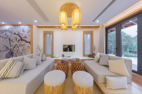 Japanese style6 wood structure resort villa