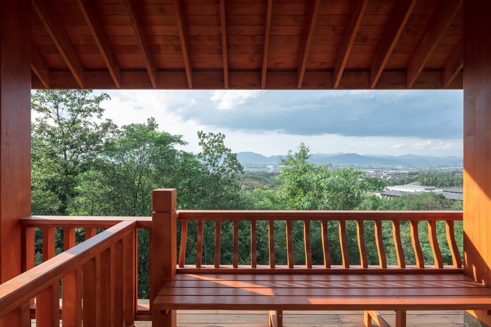 bird pavilion4 wood structure resort villa