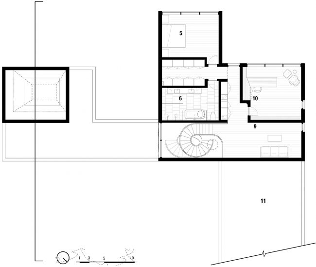 second floor plan