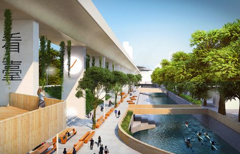 台中绿色走廊，台湾 / Mecanoo Architecten
