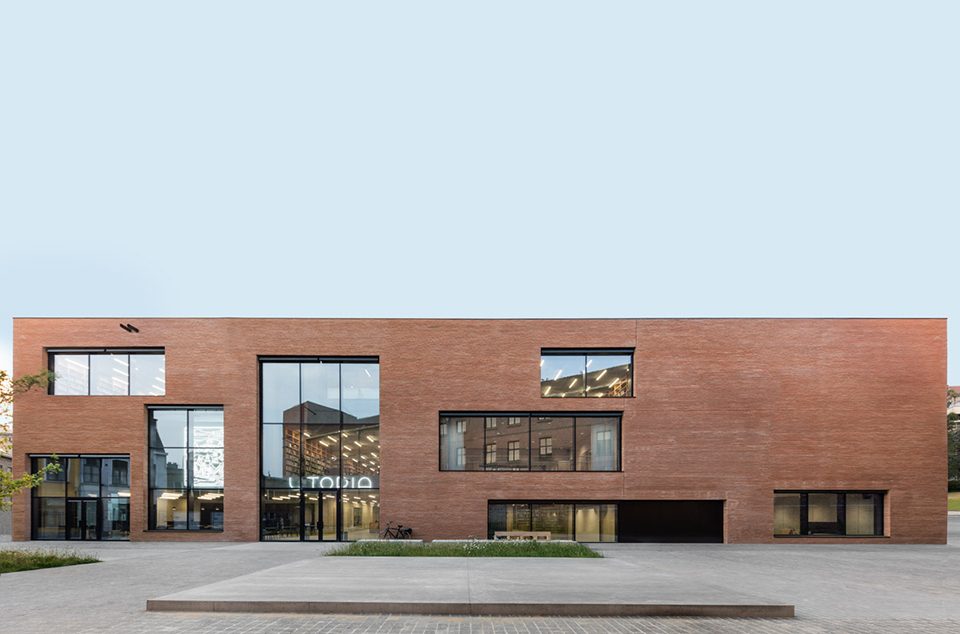 utopia a library and academy for performing arts in aalst by kaan architecten