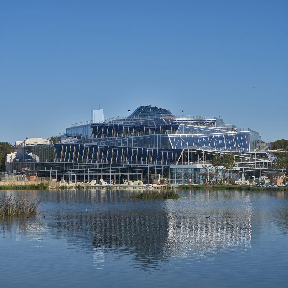 water park aqualagon by jacques ferrier architecture