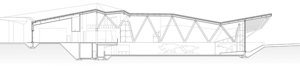 Philip J. Currie Dinosaur Museum by Teeple Architects