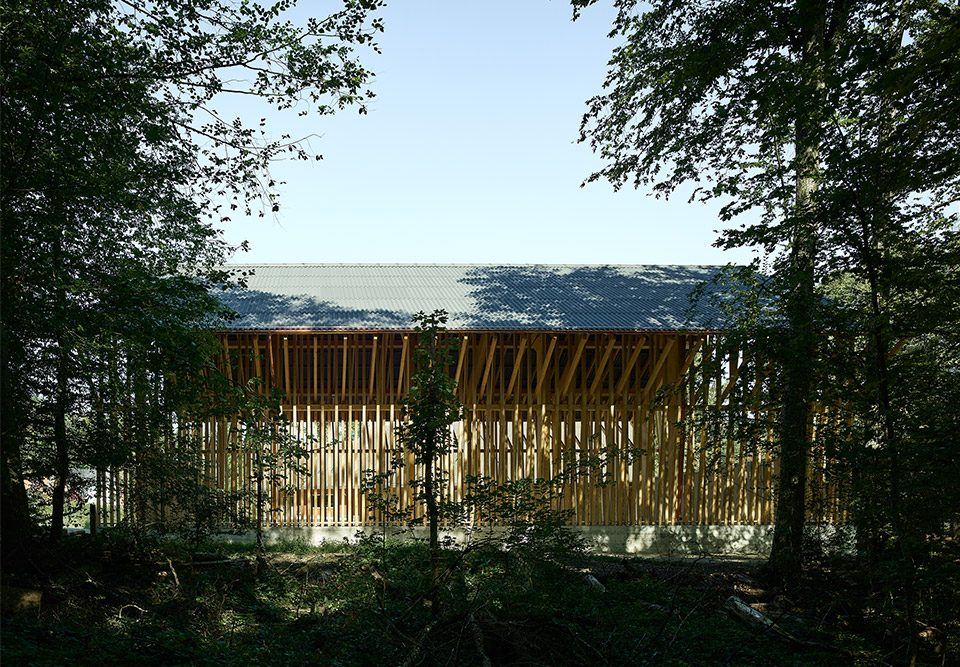 Shed for Firewood by Clou Architekten