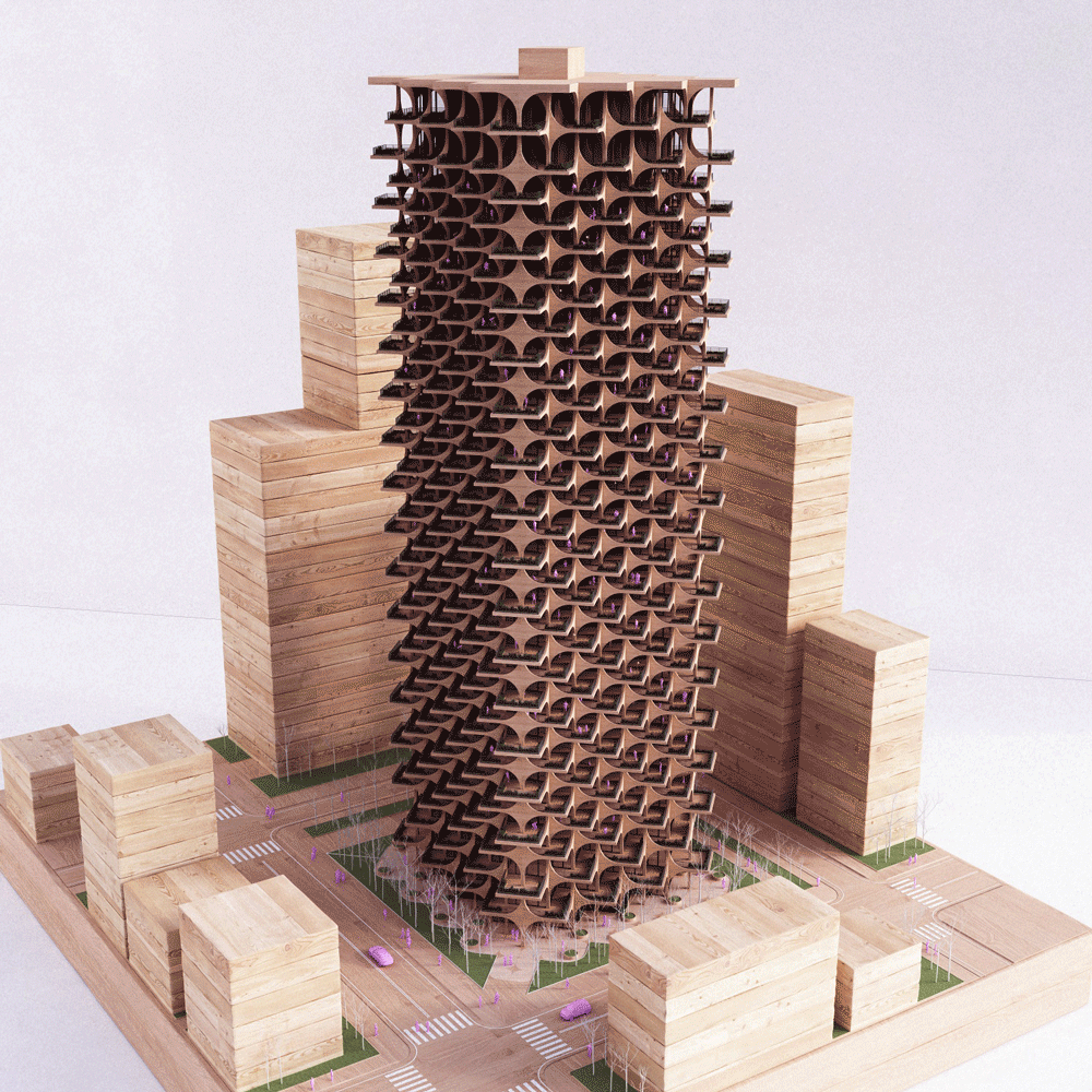 tel aviv arcades by penda