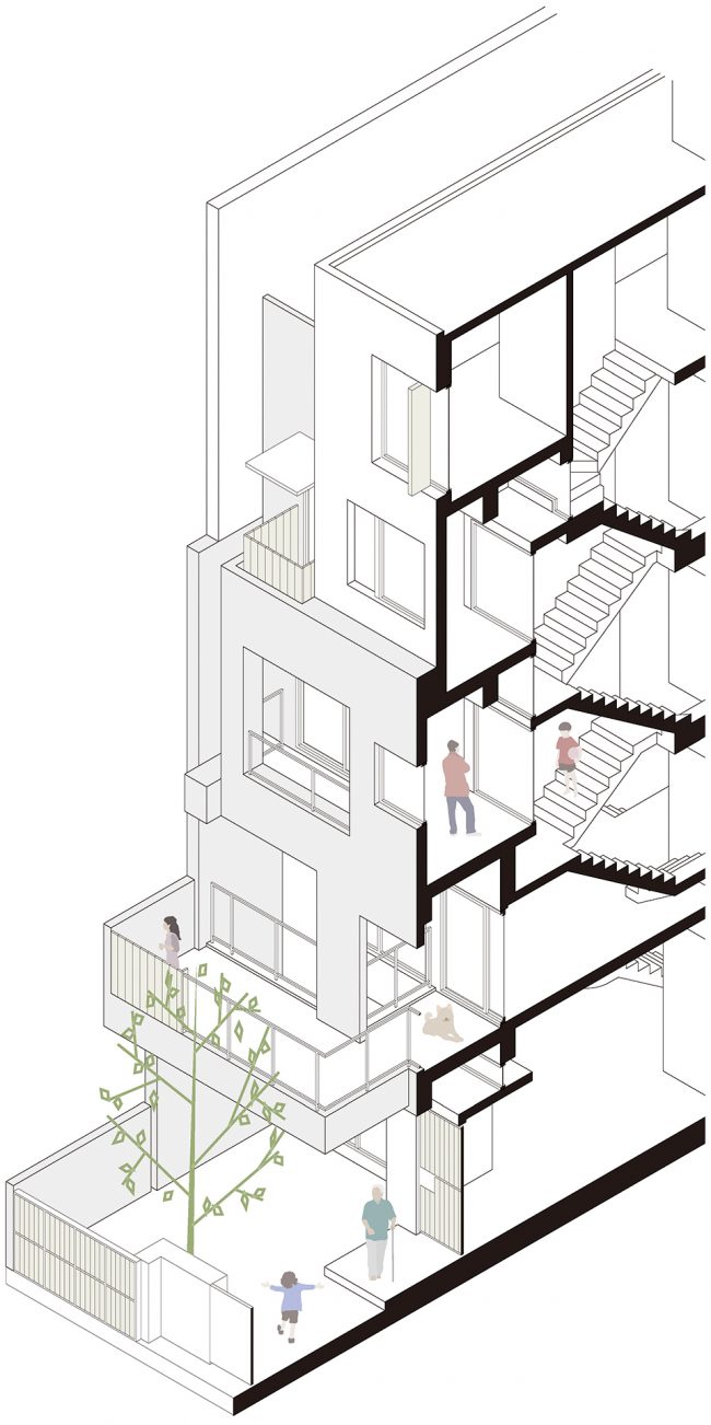 Light Housing by Shen Ting Tseng Architects