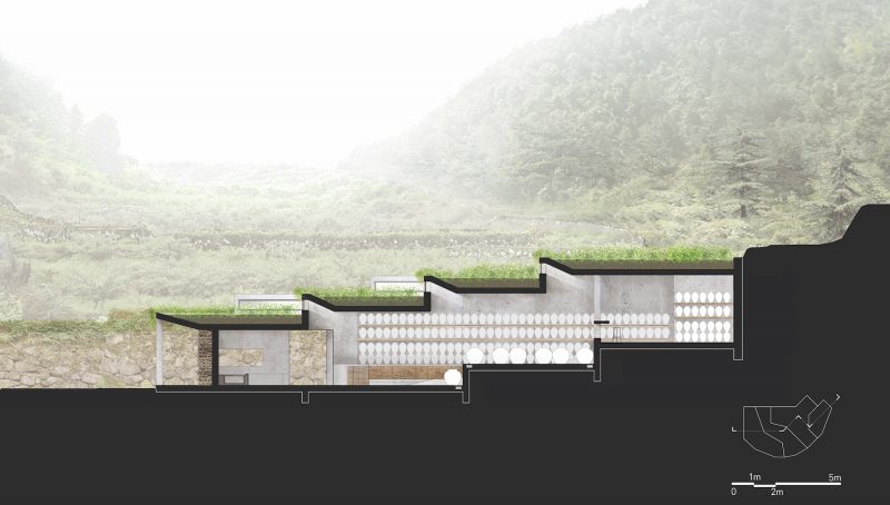 Lishui Two three House Distillery China by Nota Architects