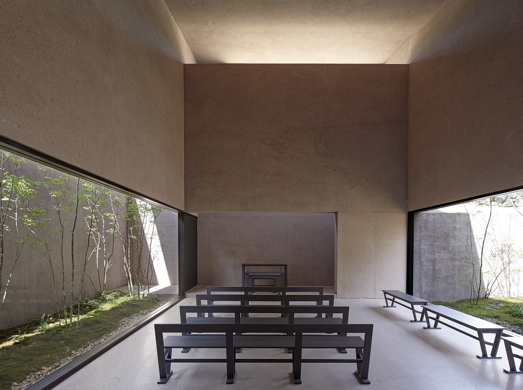 Inagawa Cemetery chapel and visitor centre by David Chipperfield