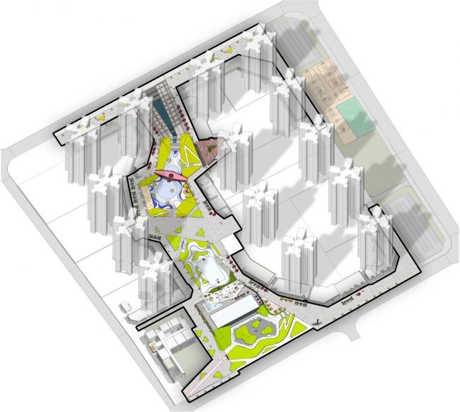 Dongguan Vanke Zhongtian City Garden landscape design China by FCHA