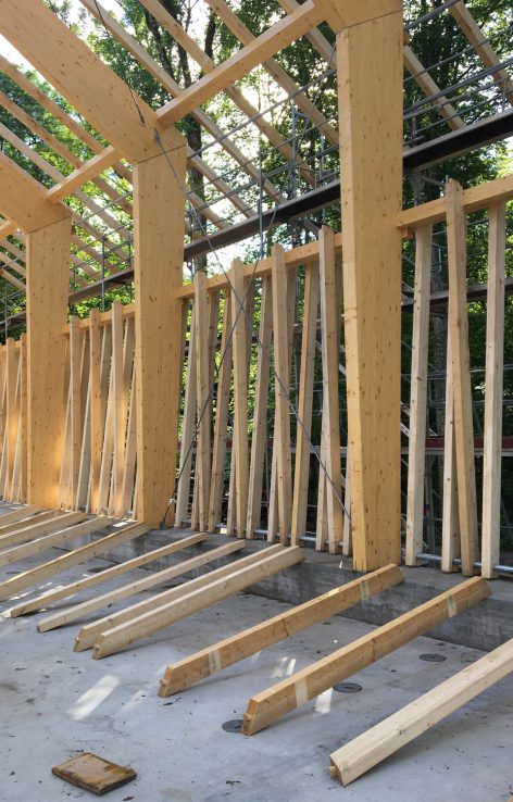 Shed for Firewood by Clou Architekten