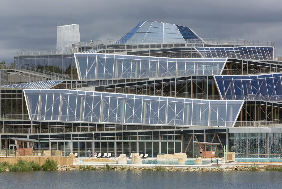 water park aqualagon by jacques ferrier architecture