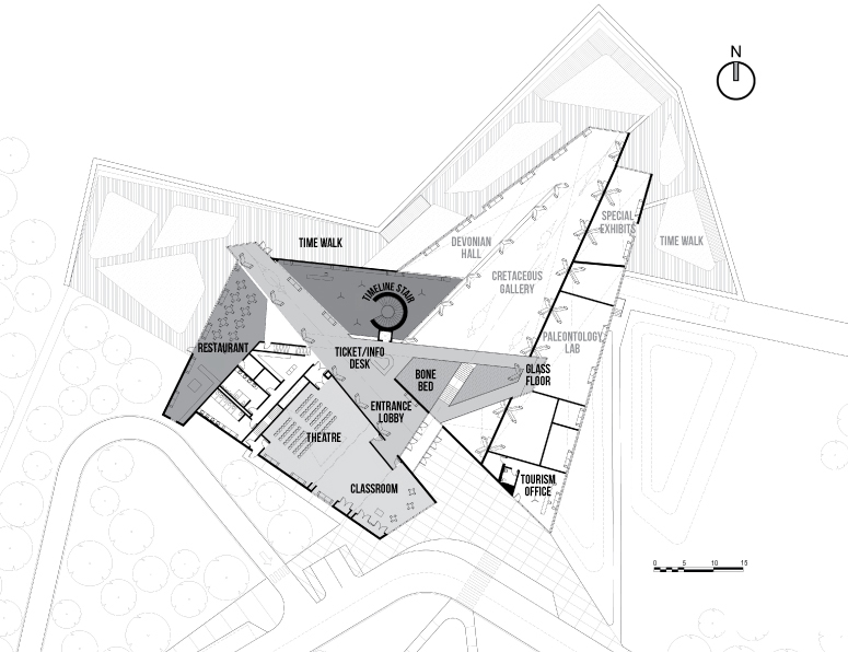 Philip J. Currie Dinosaur Museum by Teeple Architects