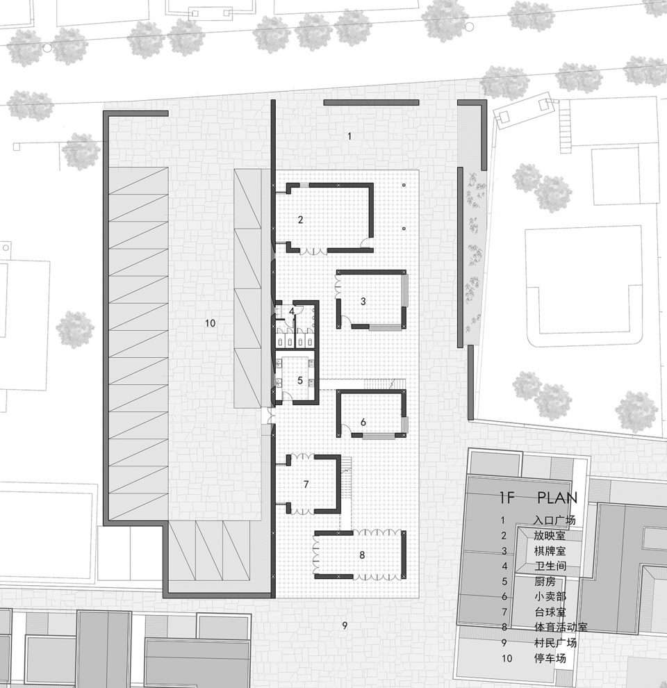 Dongziguan Villagers’ Activity Center, China by gad · line+ studio 谷德设计网