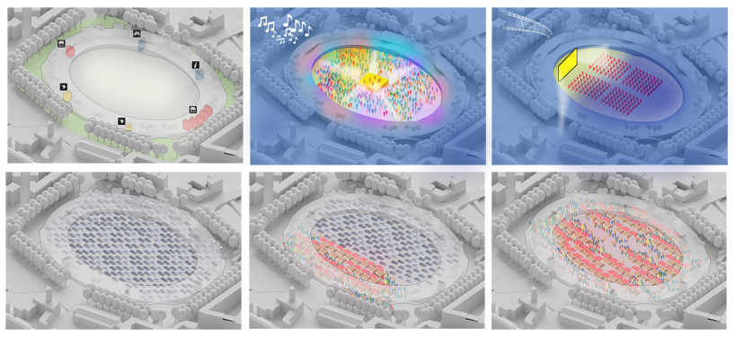 Urban Green Ring with a Multi storey Carpark inside by AS DOES