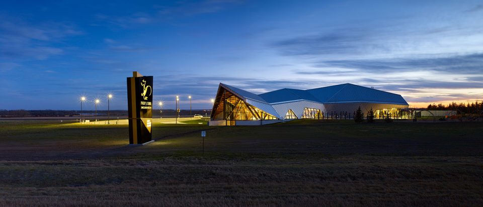 Philip J. Currie Dinosaur Museum by Teeple Architects