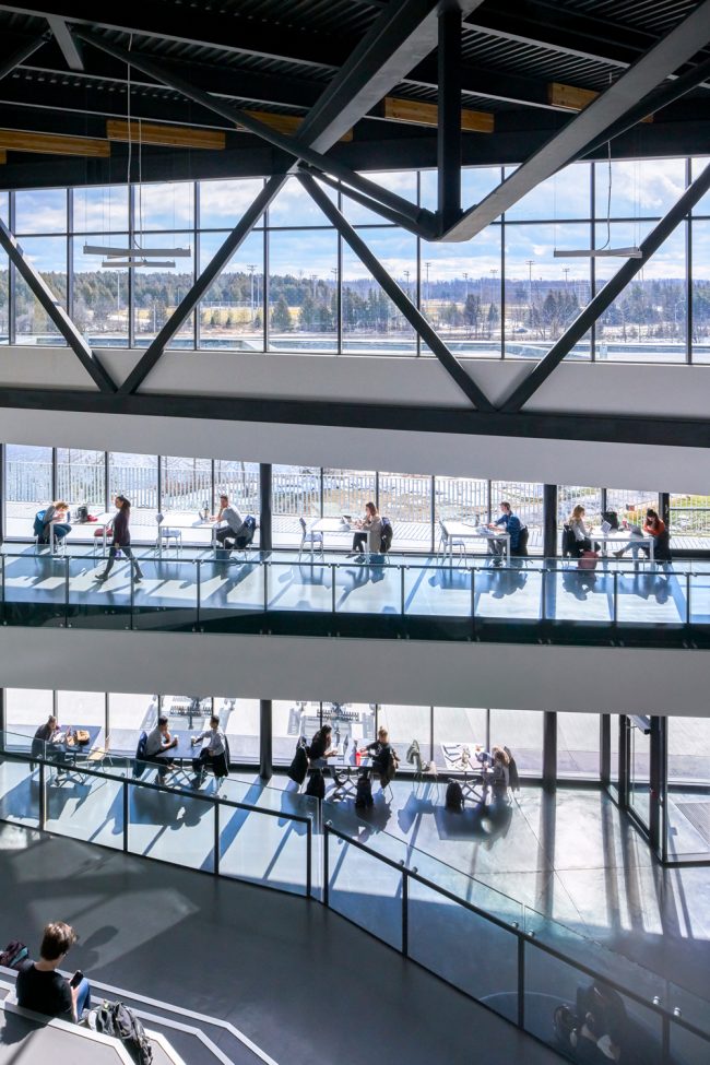 Trent University Student Centre by Teeple Architects