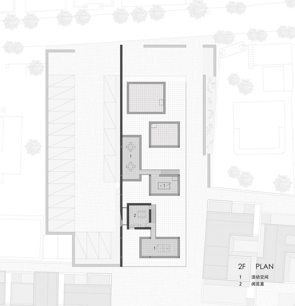 dongziguan villagers activity center china by gadxline studio