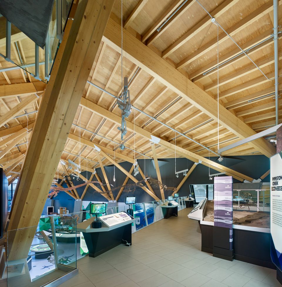 Philip J. Currie Dinosaur Museum by Teeple Architects