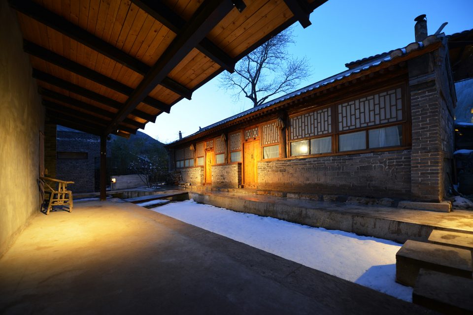 House Close to the Great Wall China by Jin Lei