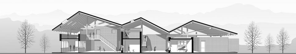 dongziguan villagers activity center china by gadxline studio
