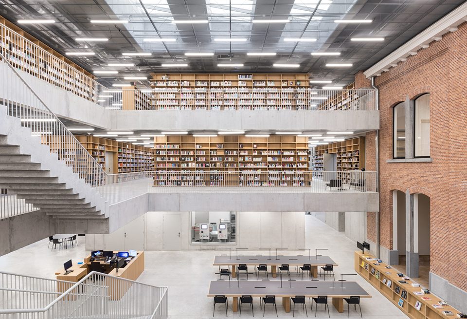 utopia a library and academy for performing arts in aalst by kaan architecten