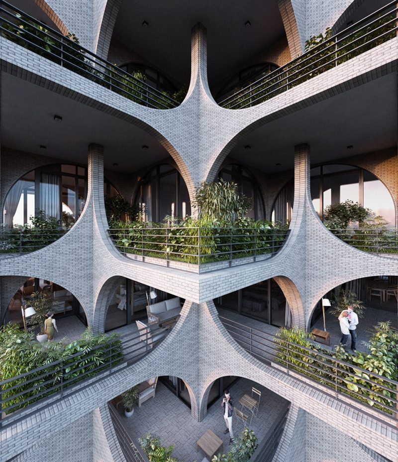 tel aviv arcades by penda