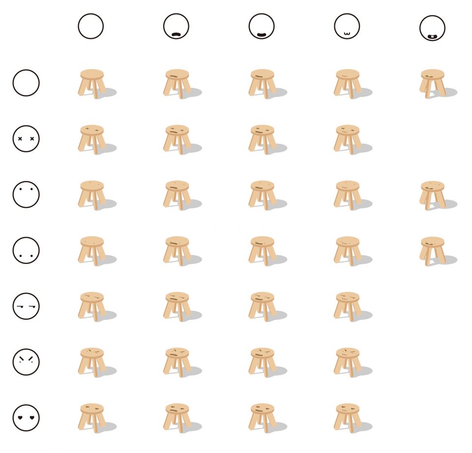 Chair moji by dot Make