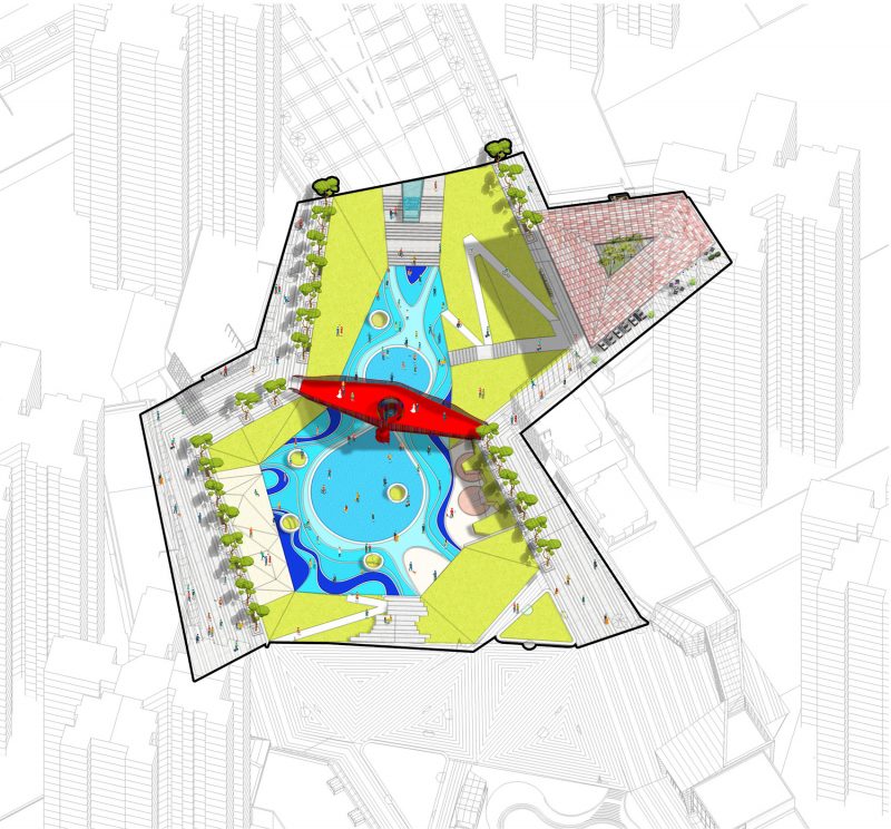 Dongguan Vanke Zhongtian City Garden landscape design China by FCHA