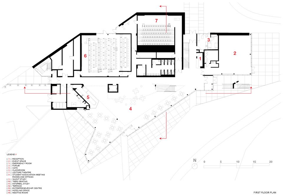 Trent University Student Centre by Teeple Architects