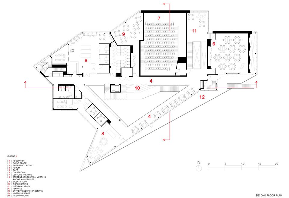 Trent University Student Centre by Teeple Architects