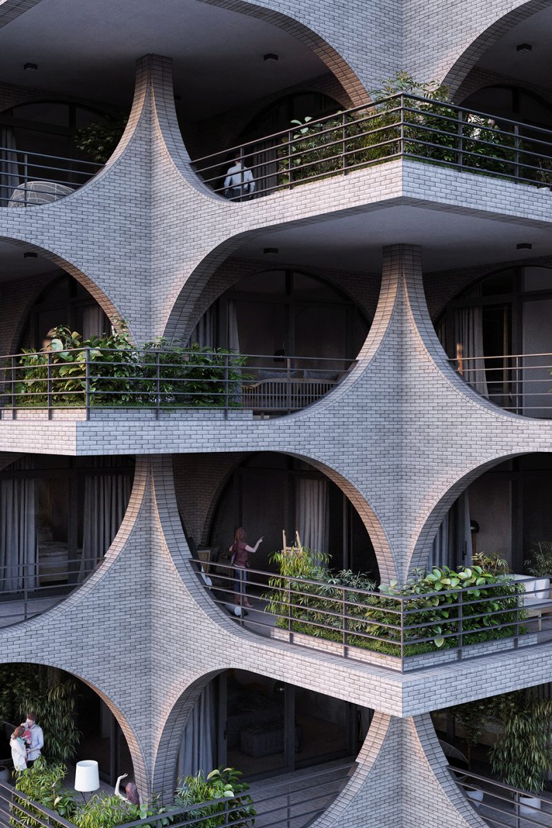 tel aviv arcades by penda