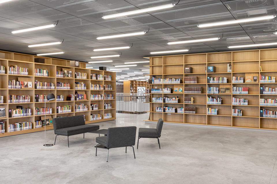 utopia a library and academy for performing arts in aalst by kaan architecten