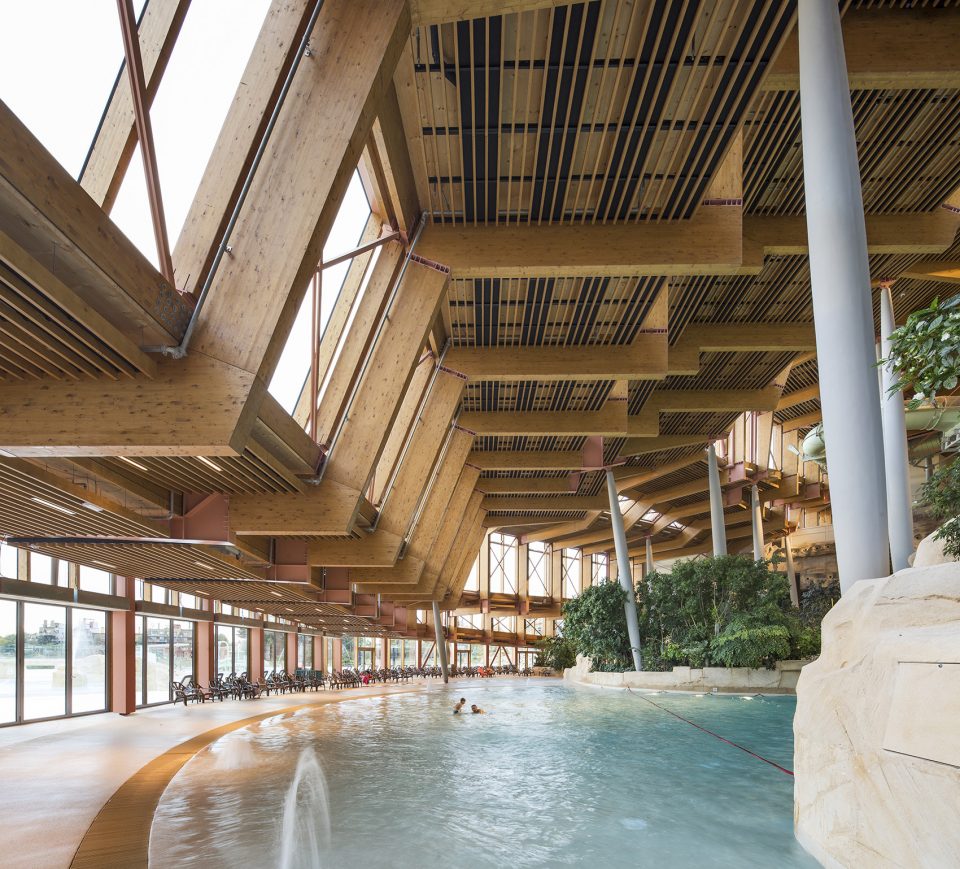 water park aqualagon by jacques ferrier architecture
