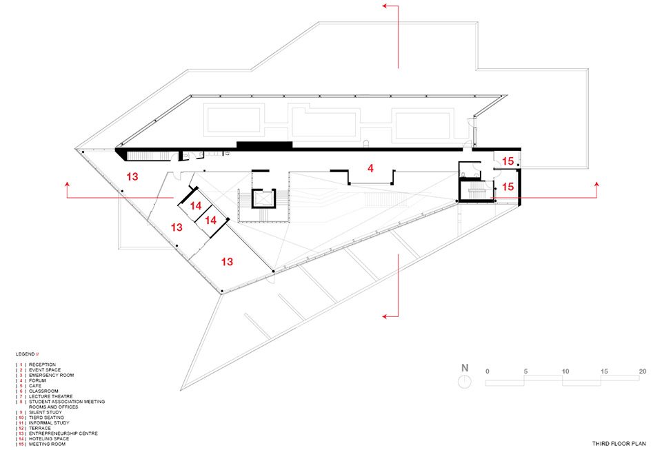Trent University Student Centre by Teeple Architects