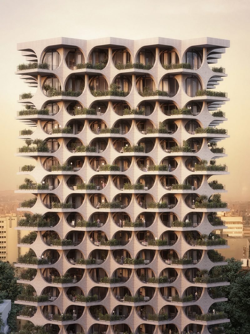 tel aviv arcades by penda