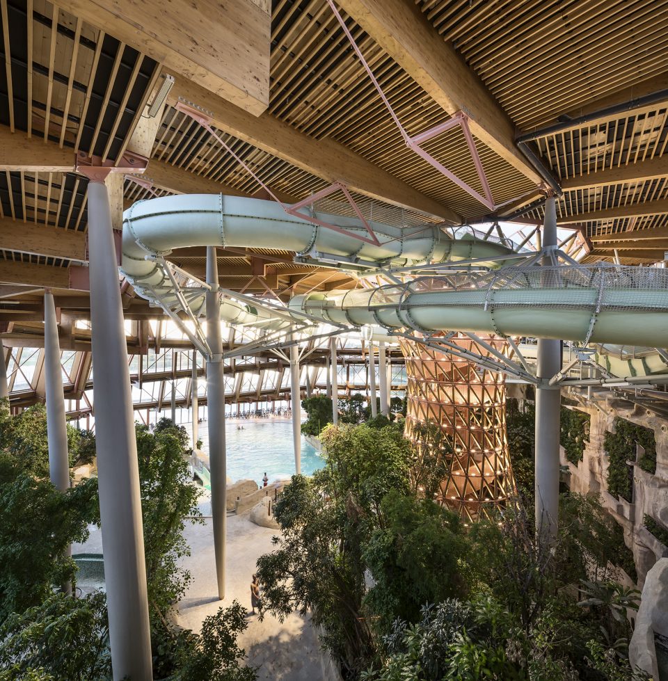 water park aqualagon by jacques ferrier architecture