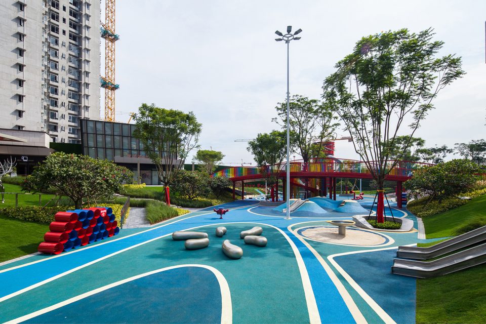 Dongguan Vanke Zhongtian City Garden landscape design China by FCHA