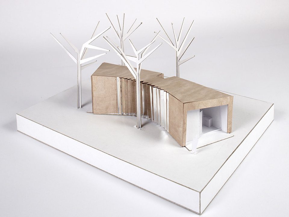3 Pavilions in Park Along the River Seine by h2o architectes