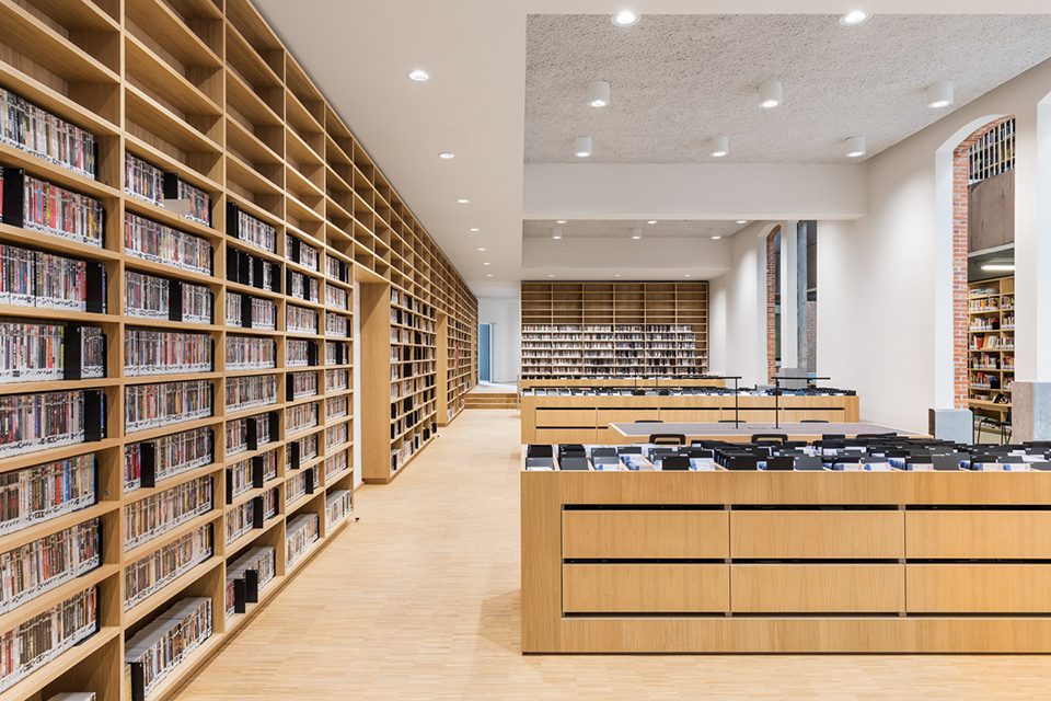 utopia a library and academy for performing arts in aalst by kaan architecten