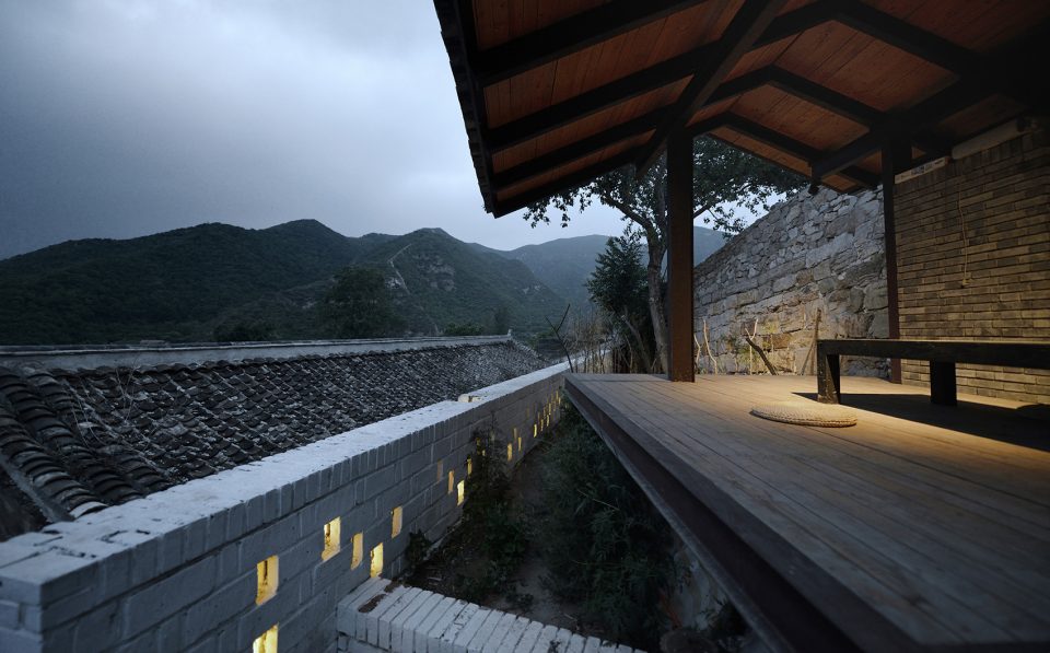House Close to the Great Wall China by Jin Lei